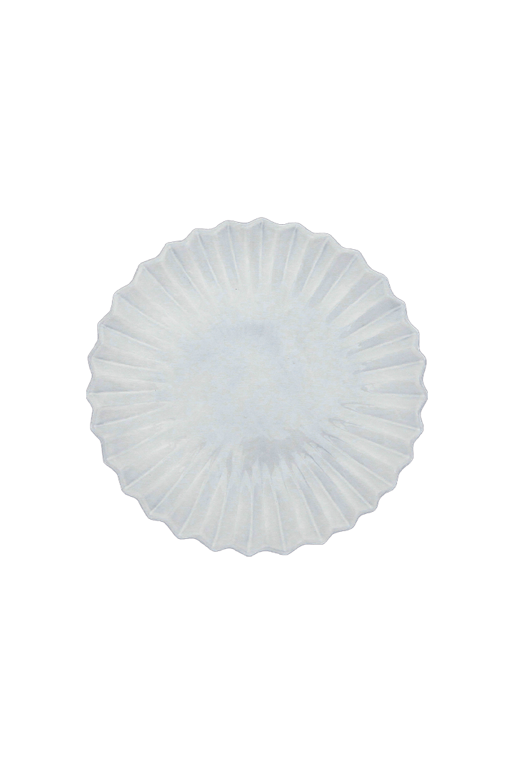 Pleated European Dinner Plate Theoni Collection
